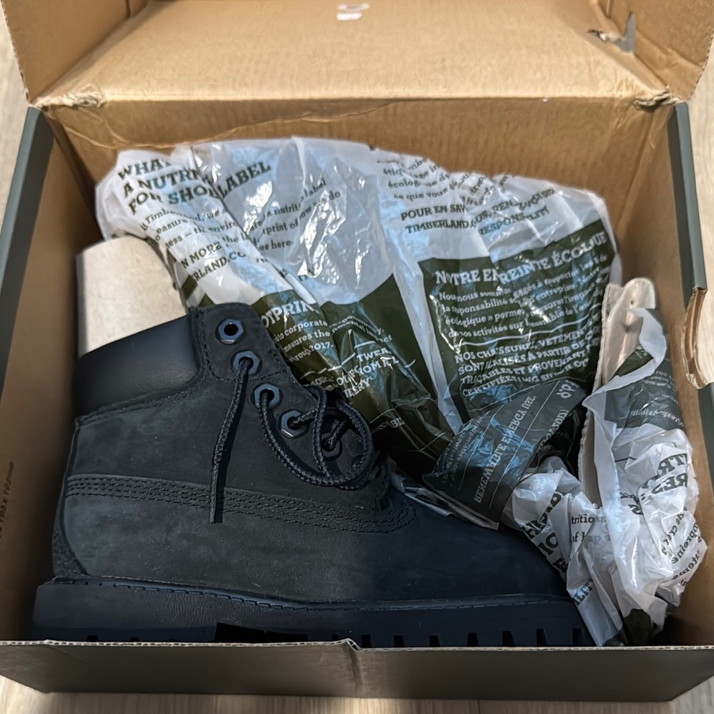 SOLD: Timberland Black Boots